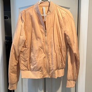 Lululemon Peach Bomber Jacket
